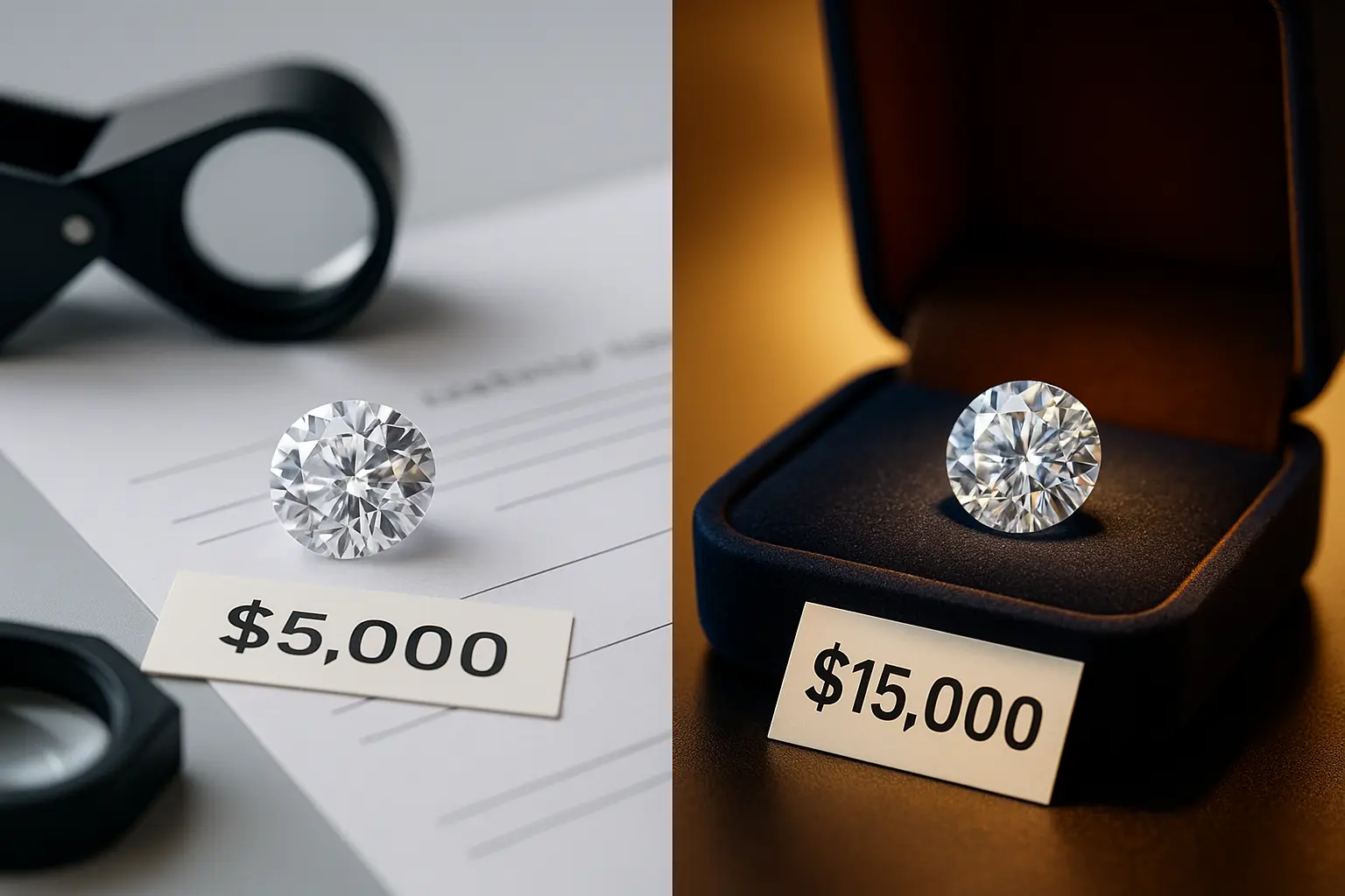 💎 Why does the same diamond cost $5,000 from a dealer — but $15,000 in a retail store?